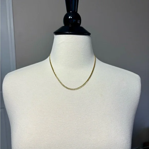 Solid 14k curb/cuban chain 18”